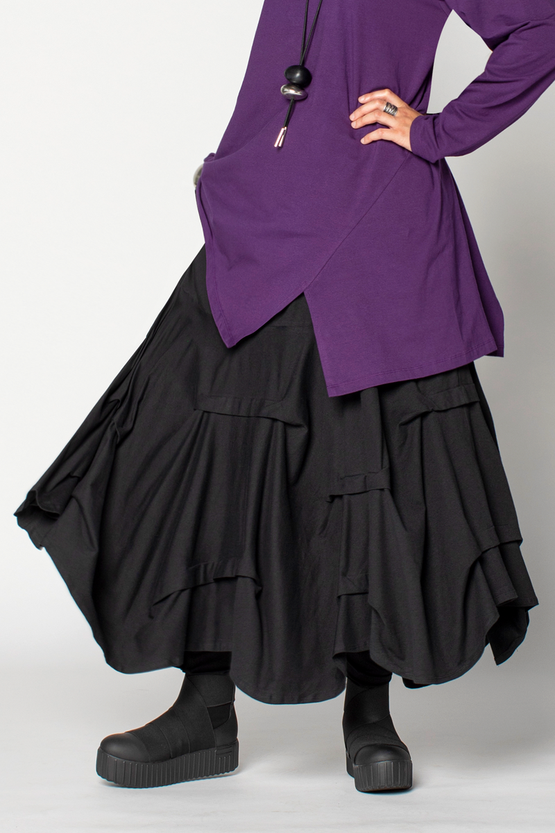 Manifold Skirt in Black Tokyo