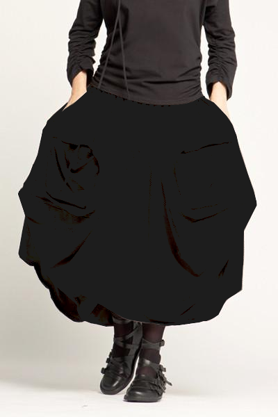 3D Skirt in Black Tokyo