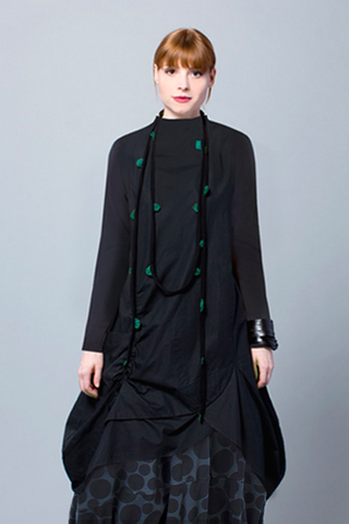 L/S Jupiter Dress in Black Tokyo