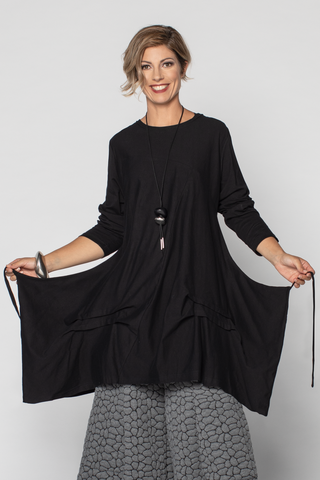 Cortile Dress in Black Tokyo