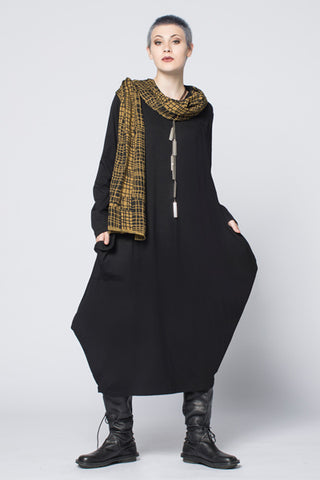 Charisma Dress in Black Tokyo (shown w/ Tokyo Scarf)