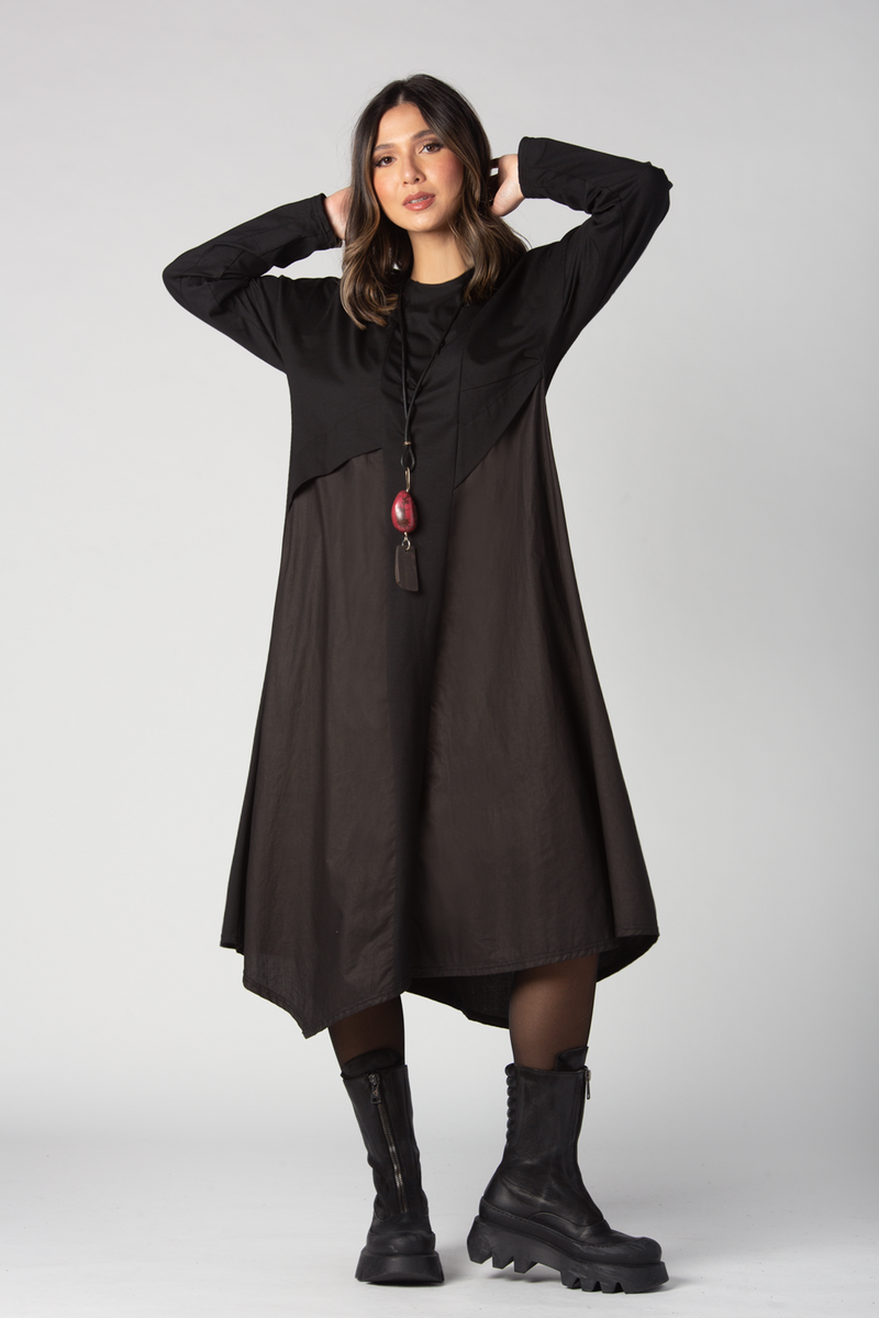 Arno Dress in Black Tokyo