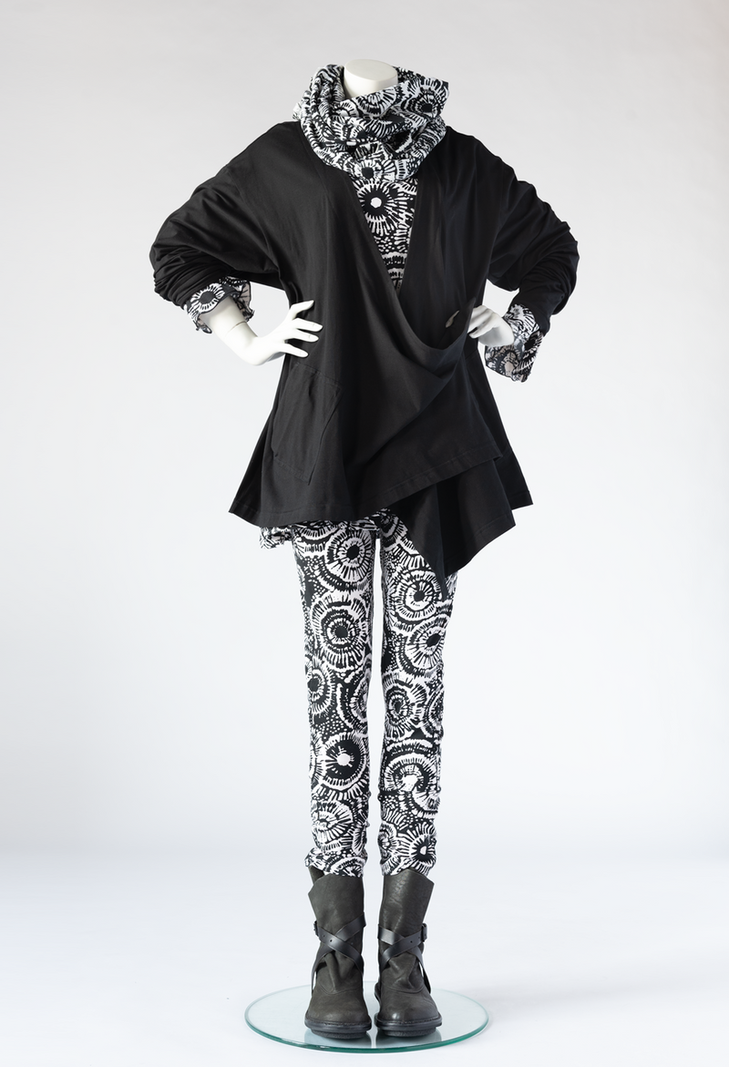 Shown w/ Adagio Jacket, Bell Tunic and Tight Pant, Circle Scarf