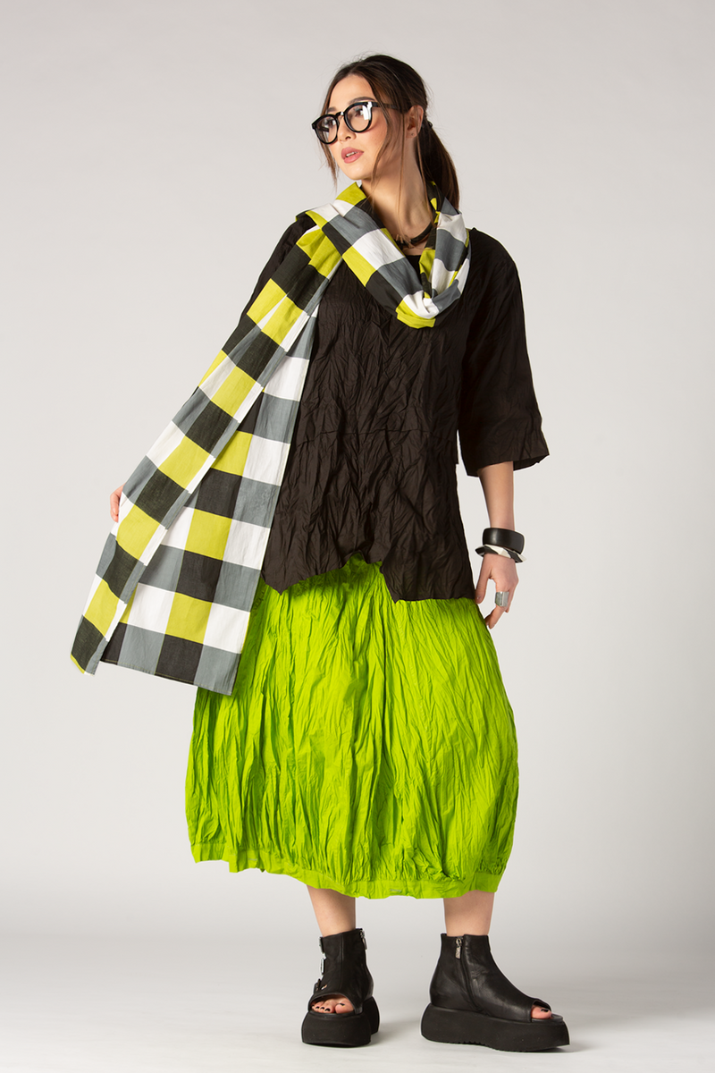 Carnaby Scarf in Lime Nove Carnaby