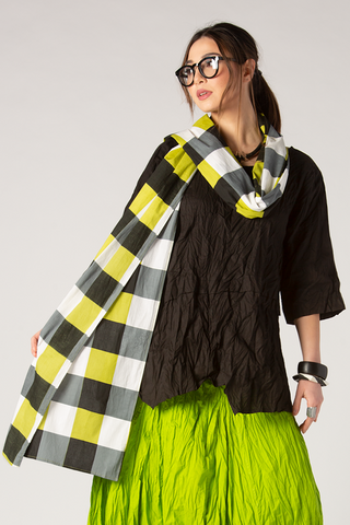 Carnaby Scarf in Lime Nove Carnaby