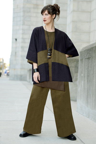 Shown w/ Nagano Tunic and Short Kimono Jacket