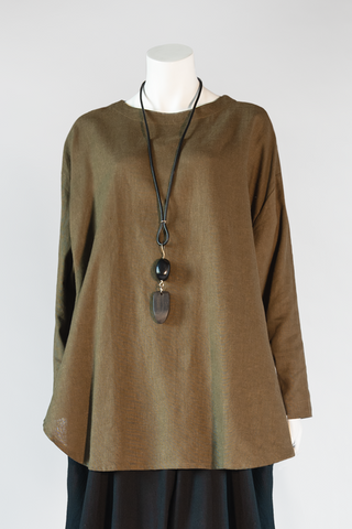 L/S Big Top in Thyme Roma