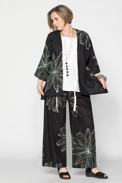 Shown w/ Viko Top and Short Kimono Jacket