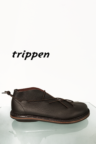 Trippen ECT in Khaki Brown | KALIYANA.COM