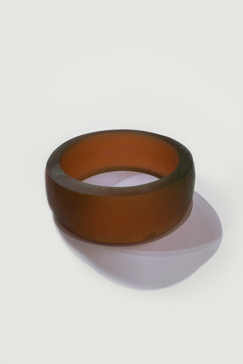 Brown Round Resin Bracelet