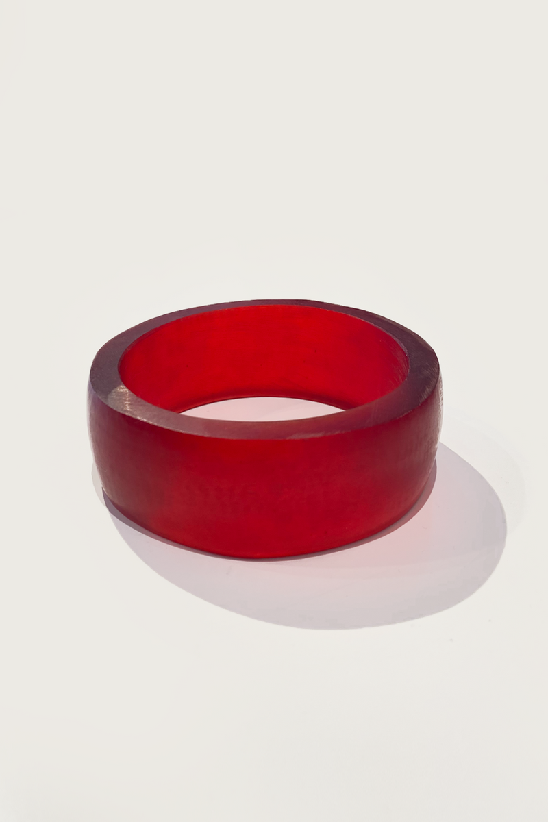 Red Round Resin Bracelet