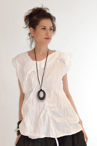 Michiko Top in White Carnaby