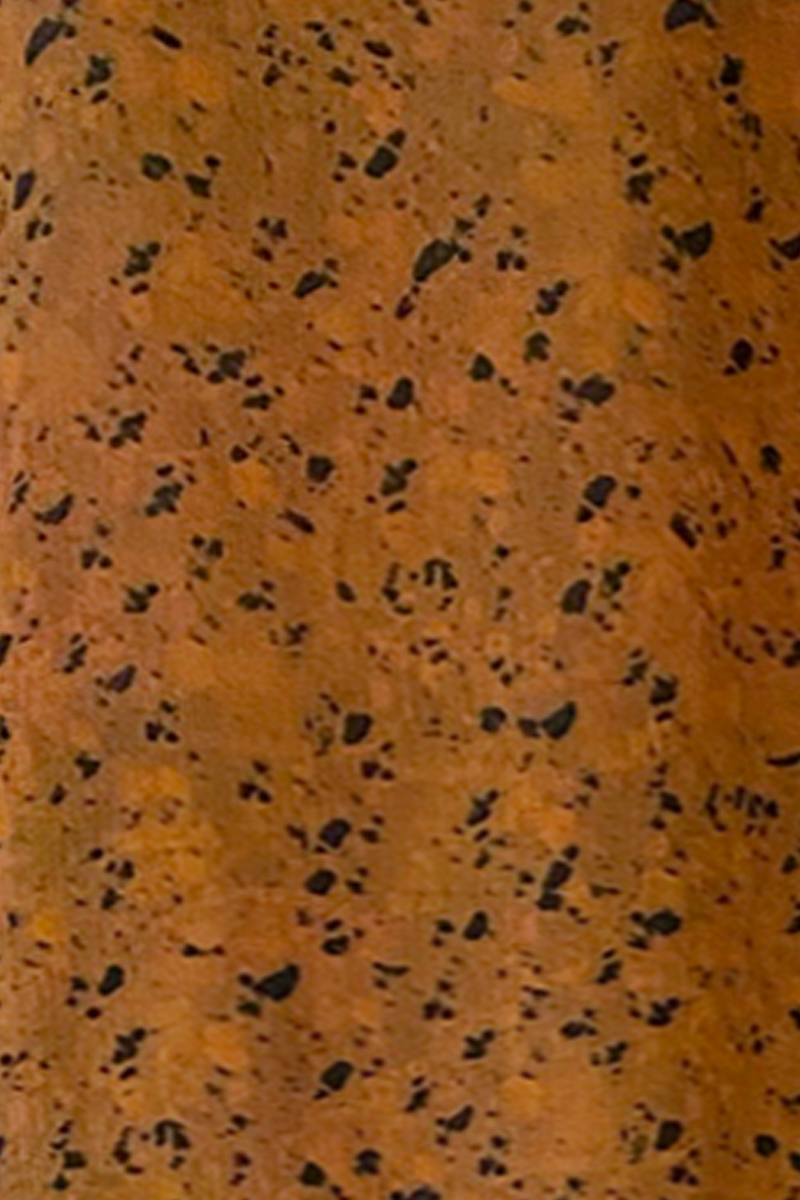 Rust Terrazzo Print Close-up 