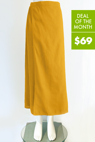 Overlap Skirt in Topaz Roma